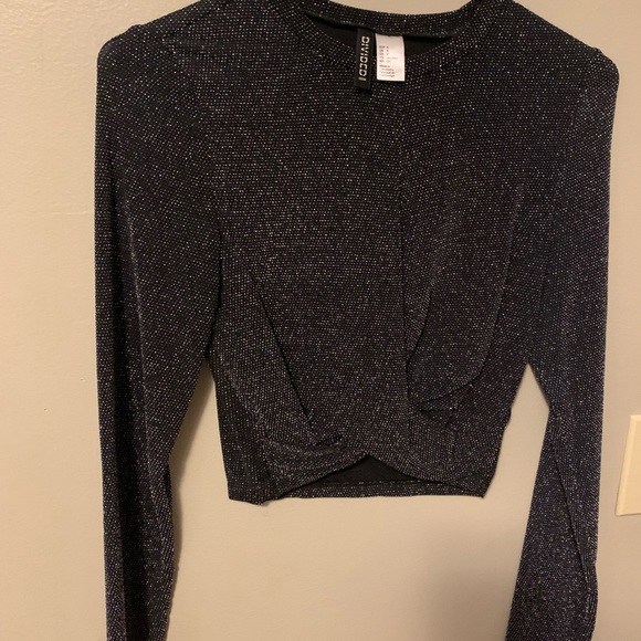 H&M two piece shimmer set- top and bottoms (pants) - Picture 3 of 6